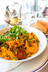 traditionnal spanish food paella