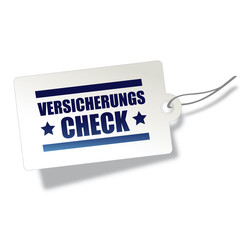 Anh&auml;nger Versicherungscheck weiss
