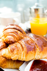 coffee and croissants
