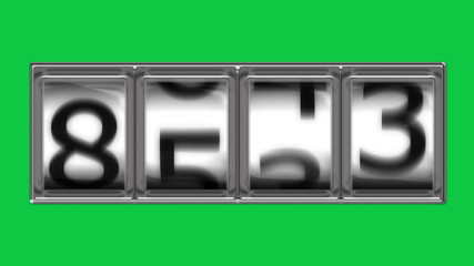 1991 on billboard, green screen