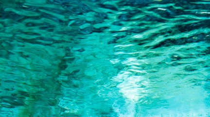 Emerald water background