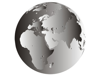 Globus - Mittlerer Osten - Afrika