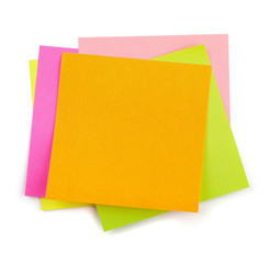 Colorful post-it sticky notes