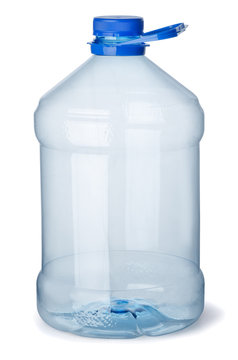 Empty plastic gallon bottle