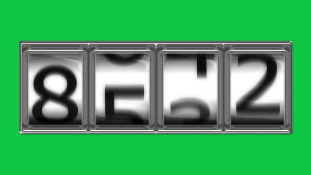 1999 on billboard, green screen