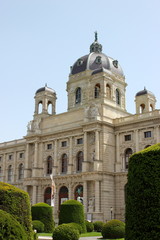 Fototapeta na wymiar Główny budynek wejście Kunsthistorisches Museum Wien