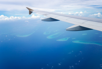 Airplane Wing In Flight