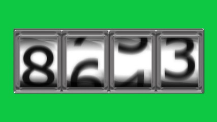 2006 on billboard, green screen