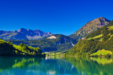 Alps mountain landscape