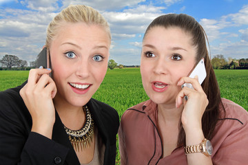 telefonieren auf dem Land