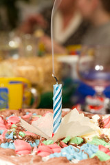 First birthday candle