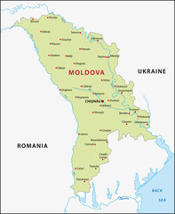 Moldova map
