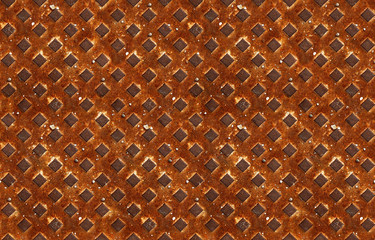 seamless pattern of textured rusty metal