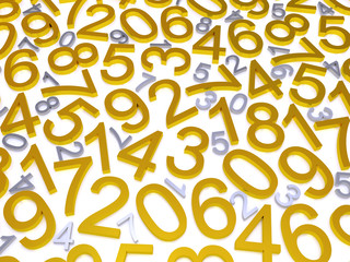 Background of numbers