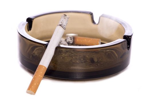 cigarette and ash tray