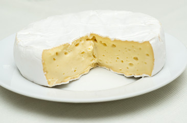 Cheese on a plate