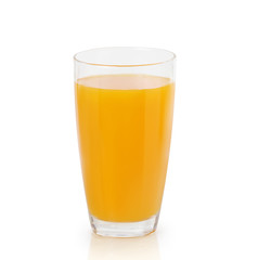 Orange juice and slices