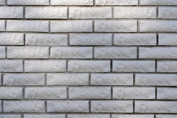 Gray brick wall background