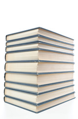 Neatly Stacked Books