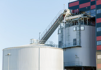 Part of Eco-friendly peat-fired power station