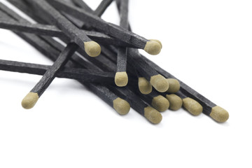 Matchsticks Isolated on  White Background