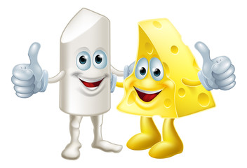 Chalk and cheese friends