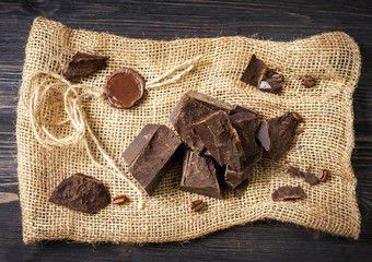 Chocolate with a wax seal