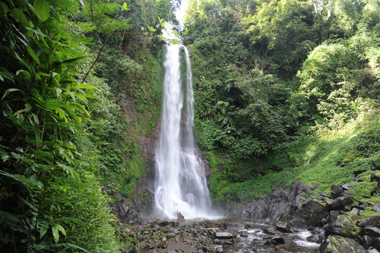 Cascata a Gitgit sull'isola di Bali