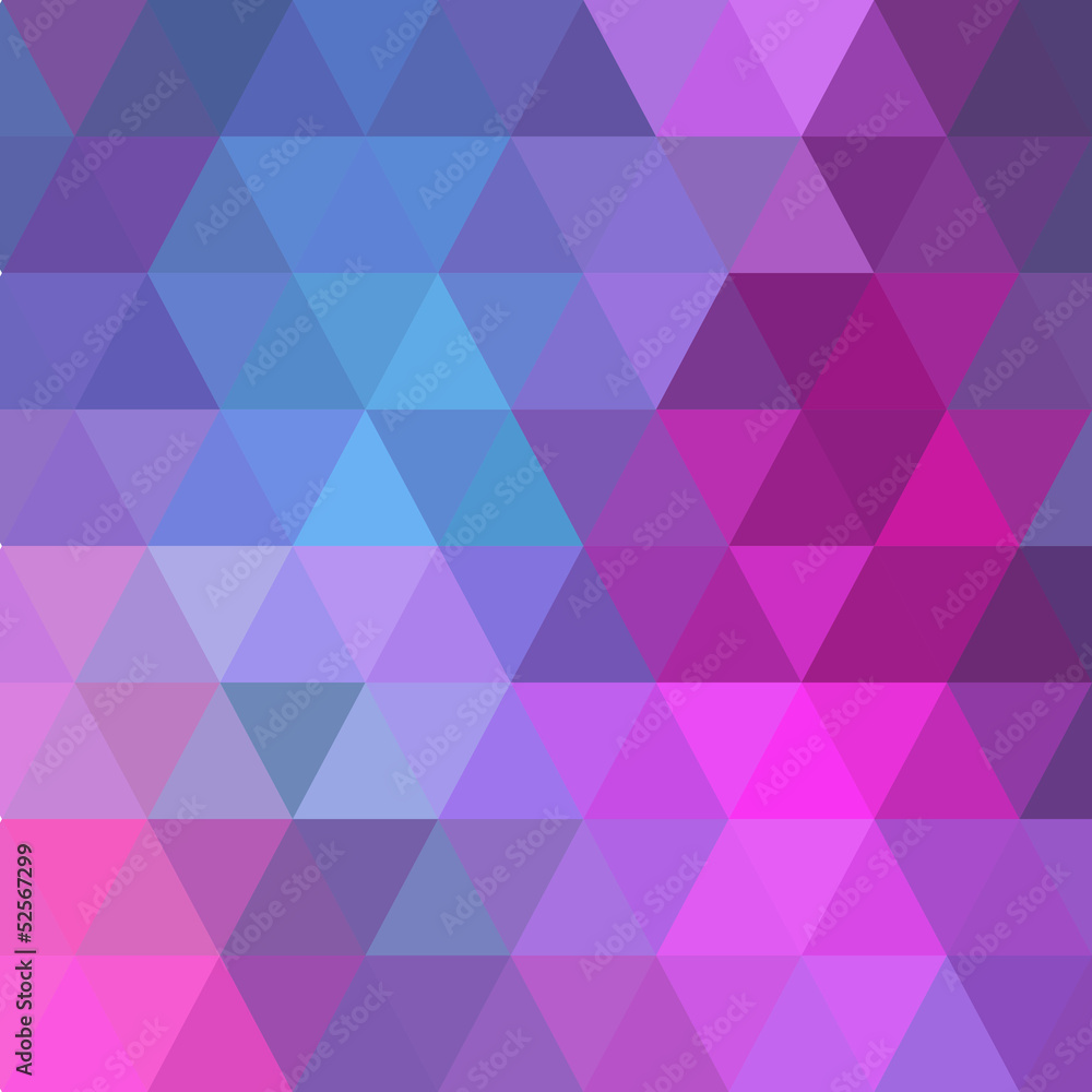 Aufkleber Colorful geometric background with triangles. Vector EPS10.