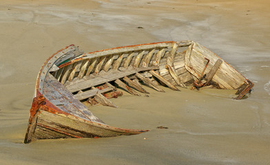 barque échouée