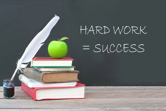 Hard work equals success