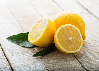 Fresh lemons