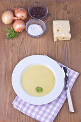 Cheese soup