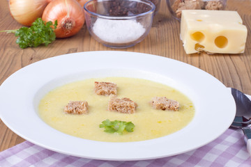 Cheese soup