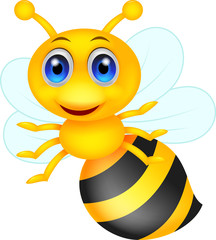Cute bee cartoon
