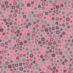 Vector seamless pattern displaying floral.