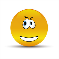 Smiley - regard de côté