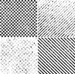 Grunge set stripe. Vector illustration. © miloje
