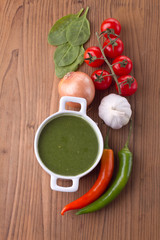 Spinach soup