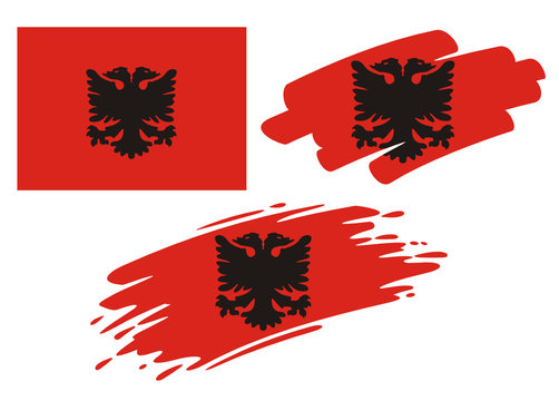 Brush Flags Albania
