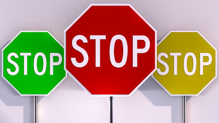 Stop sign ,traffic stop sign