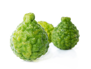 Fresh green lime. Kafir