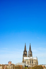 Fototapeta na wymiar view of Gothic Cathedral in Cologne
