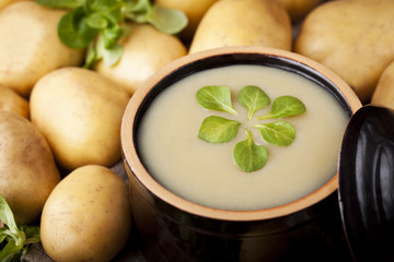 Potato cream soup