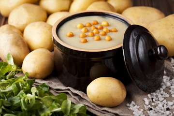 Potato cream soup