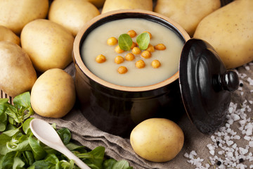 Potato cream soup
