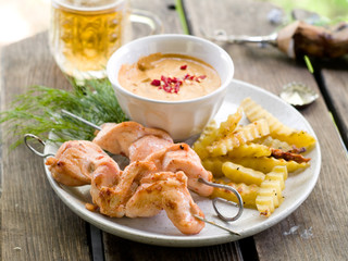 Chicken kebabs