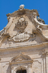 Fototapeta na wymiar Basilica of SS. Rosario. Francavilla Fontana. Puglia. Italy.