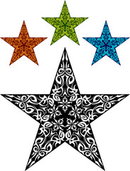 Obraz premium Tattoo Star