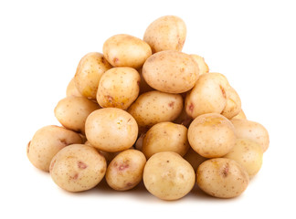 Big heap of raw potatoes
